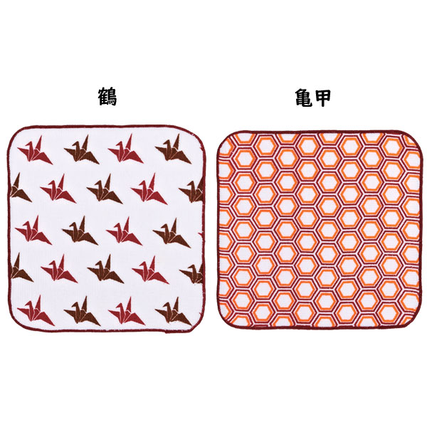 健康長寿タオルハンカチ2枚組・粗品屋本舗