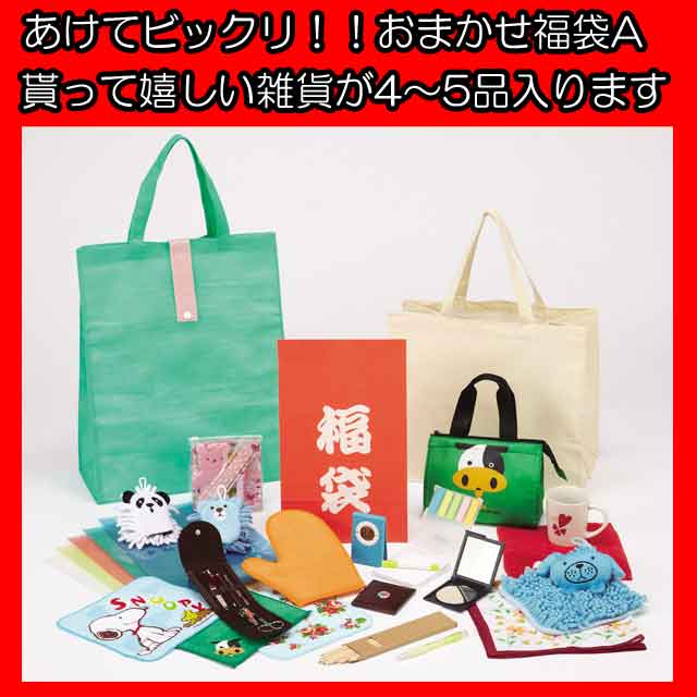 粗品・景品・プチギフト・ノベルティ・記念品の粗品屋本舗　おまかせ福袋A
