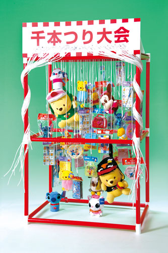 粗品・景品・ノベルティの粗品屋本舗 千本つり大会専用景品(キャラクター)50人用セットイメージ