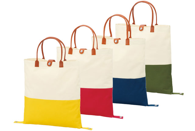 粗品・景品・ノベルティ・記念品の粗品屋本舗　２ＷＡＹカラフルトートバッグ