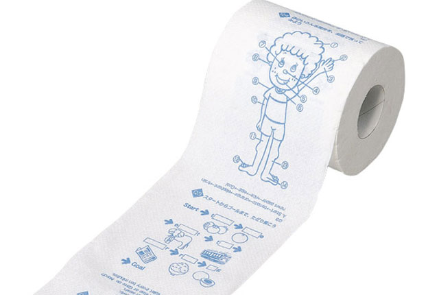 粗品・景品・ノベルティ・記念品の粗品屋本舗　Ｅｎｇｌｉｓｈで遊ぼう！トイレットペーパー内容