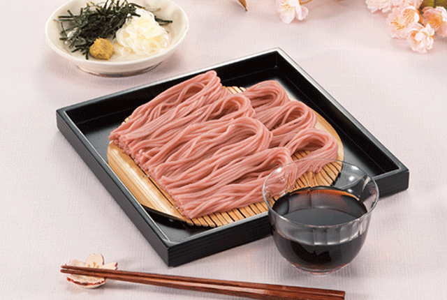 粗品・景品・ノベルティ・記念品の粗品屋本舗・桜そば２食組・イメージ