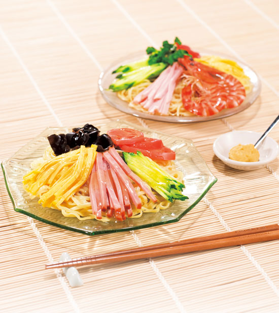 粗品・景品・ノベルティ・記念品の粗品屋本舗　冷やし中華食べくらべ・イメージ画像
