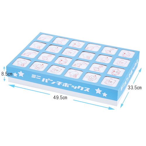 粗品・景品・ノベルティ・記念品の粗品屋本舗 ミニパンチBOX・サイズ