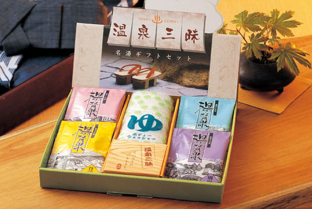 粗品・景品・ノベルティ・記念品の粗品屋本舗 温泉三昧名湯ギフト5点セット
